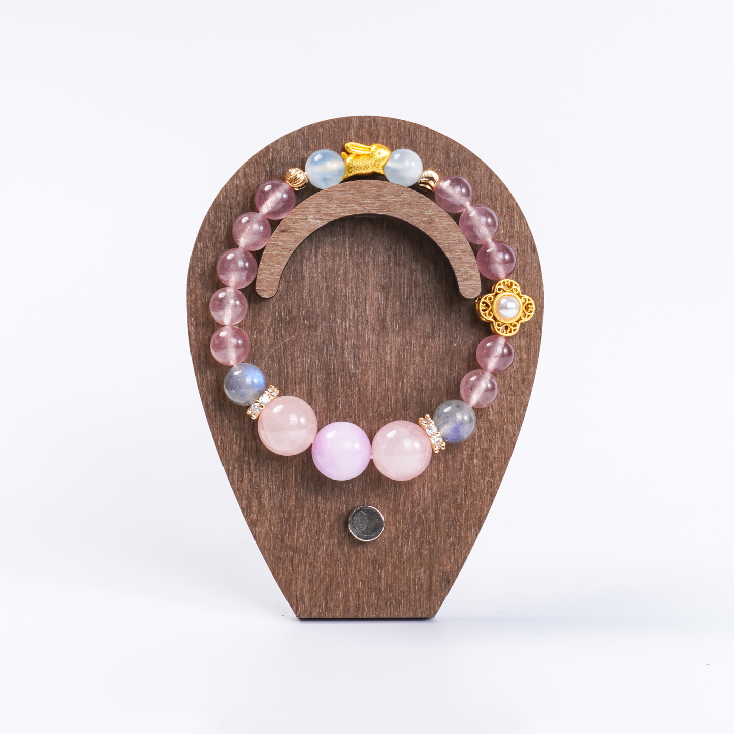 Gentle Rabbit • Healing & Inner Peace Crystal Bracelet